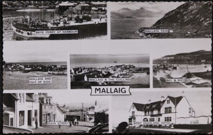 Mallaig  Postcard Skye Khyber Hotel RP1964