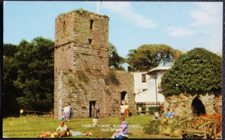 Isle Of Man Postcard Rushen Abbey