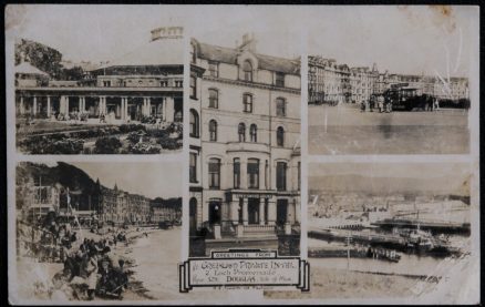 Isle Of Man Greenwood Hotel Postcard