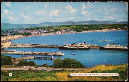 Isle Of Man Postcard Ships 1964