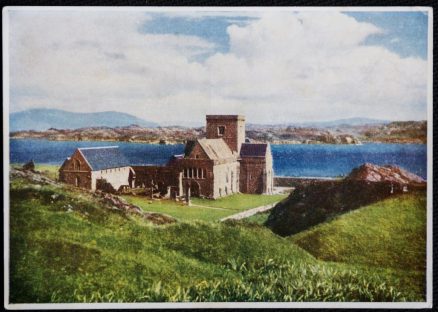 Iona Abbey Church Scotland Postcard