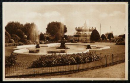 Westcliff On Sea Postcard Vintage Sepia Tone