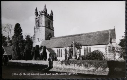 Chiddingstone Postcard  Church Lynch Gate RP