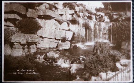 Ramsgate Postcard Vintage 1932 Madeira Walk Waterfall Real Photo