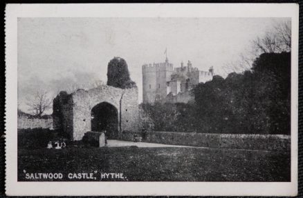 Hythe Saltwood Castle Circa 1918 Postcard