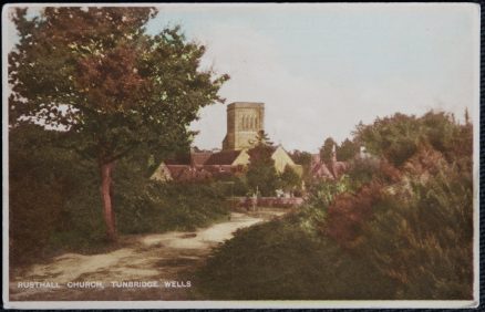 Tunbridge Wells Rusthall Church Vintage Postcard