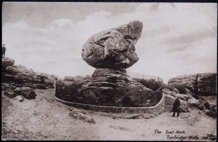 Tunbridge Wells Postcard Kent Toad Rock Sepia Toned Vintage View