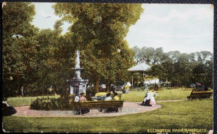 Ramsgate Kent Postcard Ellington Park Vintage