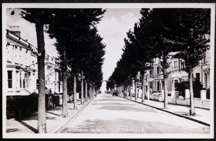 Godwin Road Cliftonville Kent Postcard Real Photo