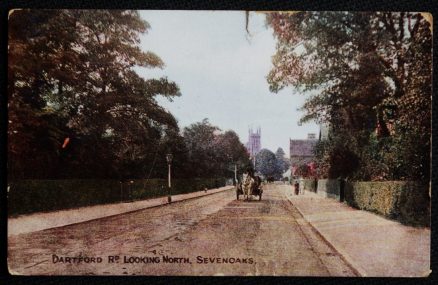 Sevenoaks Postcard Kent Dated 1914 Dartford Road