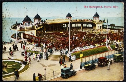 Herne Bay Bandstand Vintage 1930 Postcard