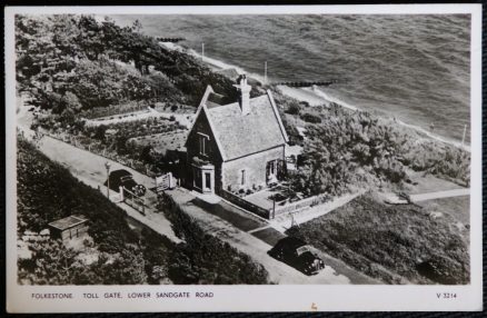 Folkestone Postcard Kent Toll Gate Sandgate Vintage 1956 Real Photo