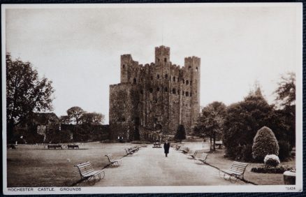 Rochester Castle Vintage View Postcard