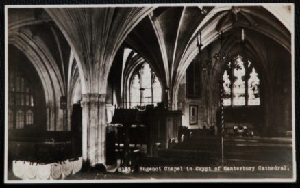 Canterbury Cathedral Postcard Hugenot