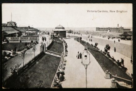 New Brighton Postcard Victoria Gardens 1919