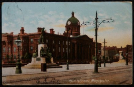 Manchester Royal Infirmary 1905 Postcard