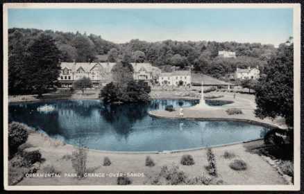 Grange Over Sands Ornamental Park Vintage 1961 A Dennis Photoblue Series Postcard