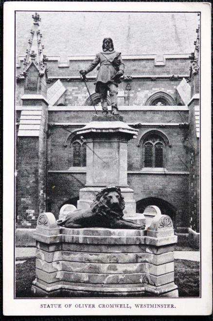 Oliver Cromwell Postcard Real Photo Lion From My Queen & Romance Series