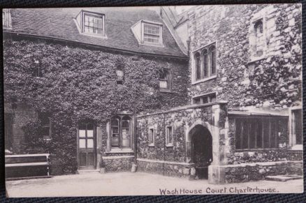 Charterhouse Wash House Court Vintage Postcard