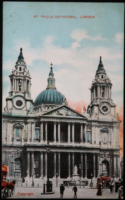 St. Paul's Cathedral London Postcard