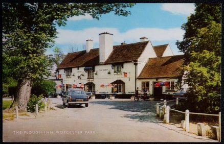 Worcester Park Postcard The Plough Inn