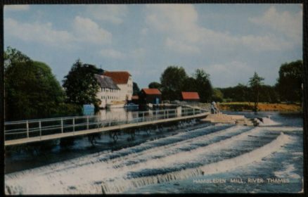 Hambleden Mill Near Henley River Thames Postcard