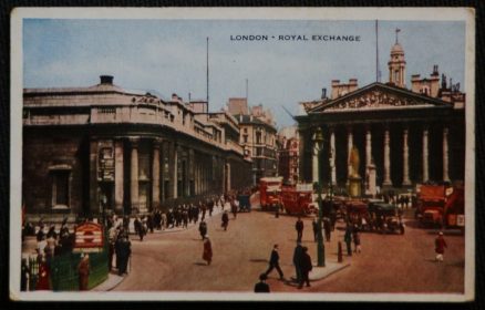 London Postcard Royal Exchange Vintage View