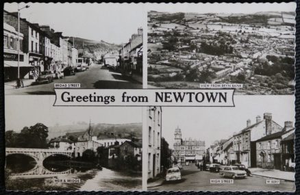 Newtown Postcard Bryn Bank Woolworths