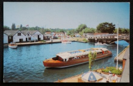 Wroxham Norfolk Postcard J.Loynes Self Drive Launches