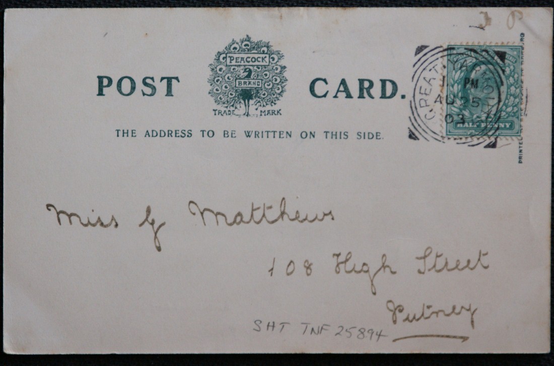 Potter Heigham Postcard Vintage 1939 Sepia Toned - Image 2