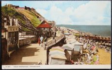 Sheringham Postcard Norfolk West Promenade 1961