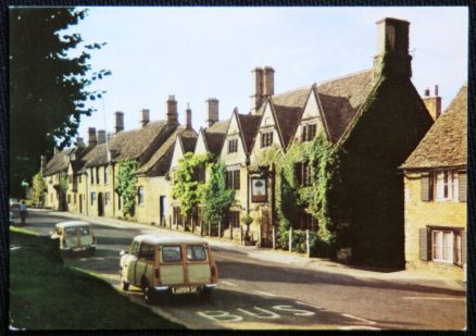 Burford Postcard Sheep Street Oxfordshire Mini Countryman x 2