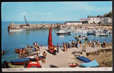 Tenby Postcard Wales The Harbour 1980
