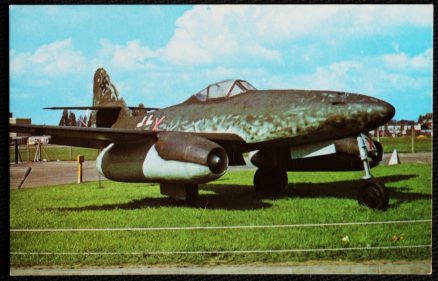 Messerschmitt ME262 Postcard from RAF Museum