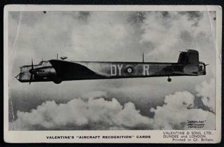 Armstrong Whitworth Whitley Postcard