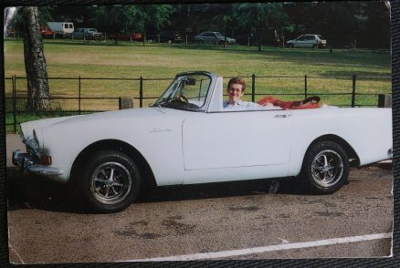 Sunbeam Alpine Memorabelia Postcard