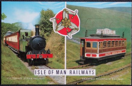 Postcard Isle Of Man Train Snaefell