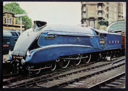 Mallard Train Postcard 4-6-2