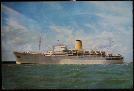 S.S. Arcade P&O Orient Line Ship Postcard