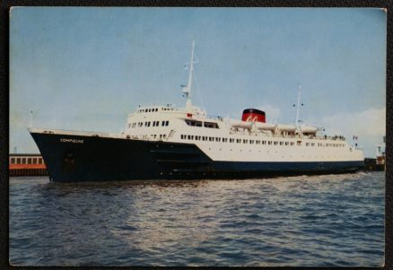 Ship Postcard Compiegne Car Ferry