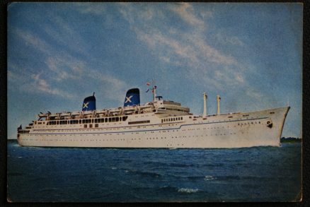 R.H.M.S. Ellinis Australia Line Uk-Greece-Australia Postcard 1964