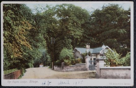 Hayes Lodge Stone Staffs 1905 Postcard