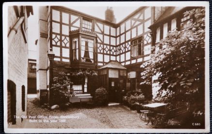 Shrewsbury Postcard  Post Office 1933