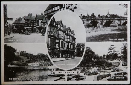 Shrewsbury Shropshire Postcard Irelands Mansions Real Photo