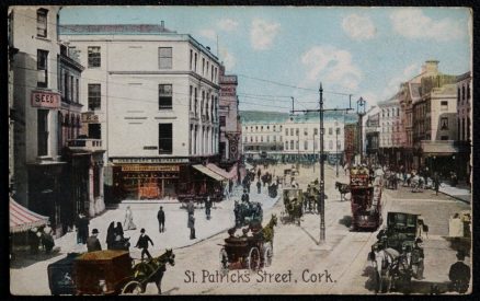 Cork Postcard St. Patrick's Street Vintage Ireland