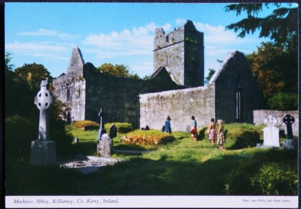 Killarney Postcard Muckross Abbey