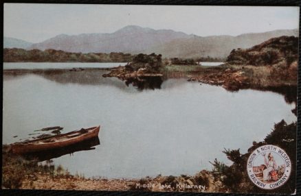 Killarney Ireland Middle Lake Postcard