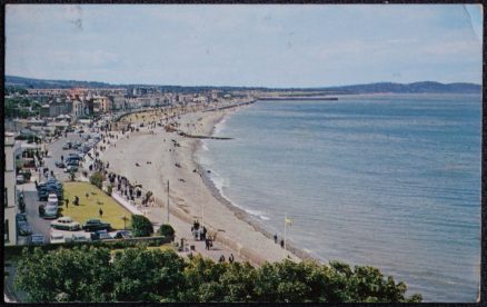 Bray Beach Co.Wicklow 1967 Postcard