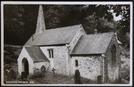 Culbone Church Postcard Somerset