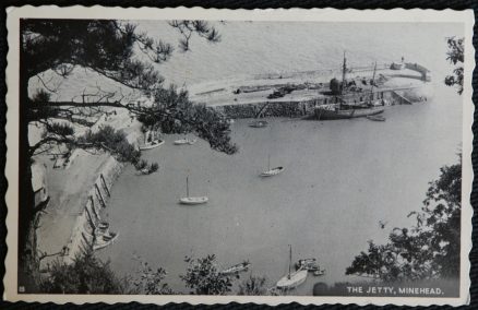 Minehead Postcard Vintage 1958 Black & White Real Photo